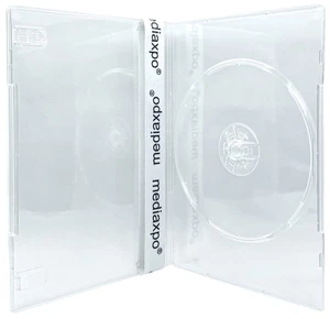 SCHMALE SUPER klare einzelne DVD-Hüllen 7 mm Set - Bild 1 von 3