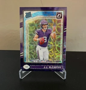2024 Panini Donruss Optic J.J. McCarthy #235 Rated Rookie Purple Scope - Bild 1 von 4