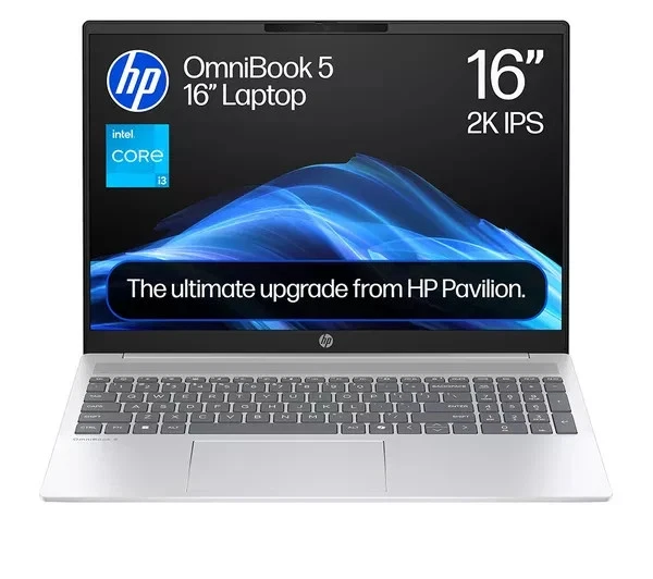 HP OmniBook 5 16" Laptop - Intel® Core™ i3, 512 GB SSD, Silver - Image 1 of 4