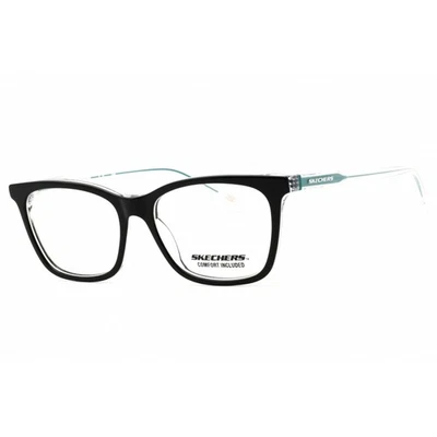Skechers Women's Eyeglasses Black/Crystal Acetate Cat Eye Full Rim SE2234 003 - Image 1 of 2