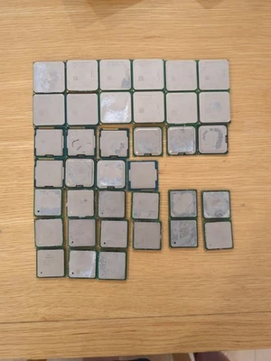 CPUs Lot - 37, Intel Celeron, Core i3, Dual Core. AMD Athlon, Phenom and More - Image 1 of 4