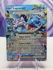Pokemon Lapras ex - Double Rare SV07: Stellar Crown 032/142 NM - Picture 1 of 2