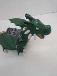 2004 Lego Duplo Dragon Green Tan Underside From Sets 4785 & 7846 RARE - Picture 1 of 8
