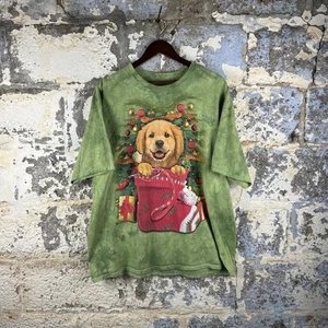 The Mountain 2XL Weihnachten Hund T-Shirt Golden Retriever Welpe - Bild 1 von 6