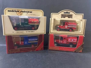 Matchbox , Yesteryear Petrol Trucks x 4 in box - Picture 1 of 1