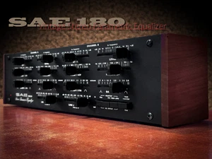 SAE 180 🌈RaRe🌈 Vintage Stereo Parametric Equalizer - Picture 1 of 4