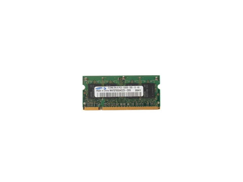 ✅ Memoria RAM DDR2 512MB 667MHz PC2-5300 SO-DIMM Samsung per Notebook e Laptop - Immagine 1 di 2