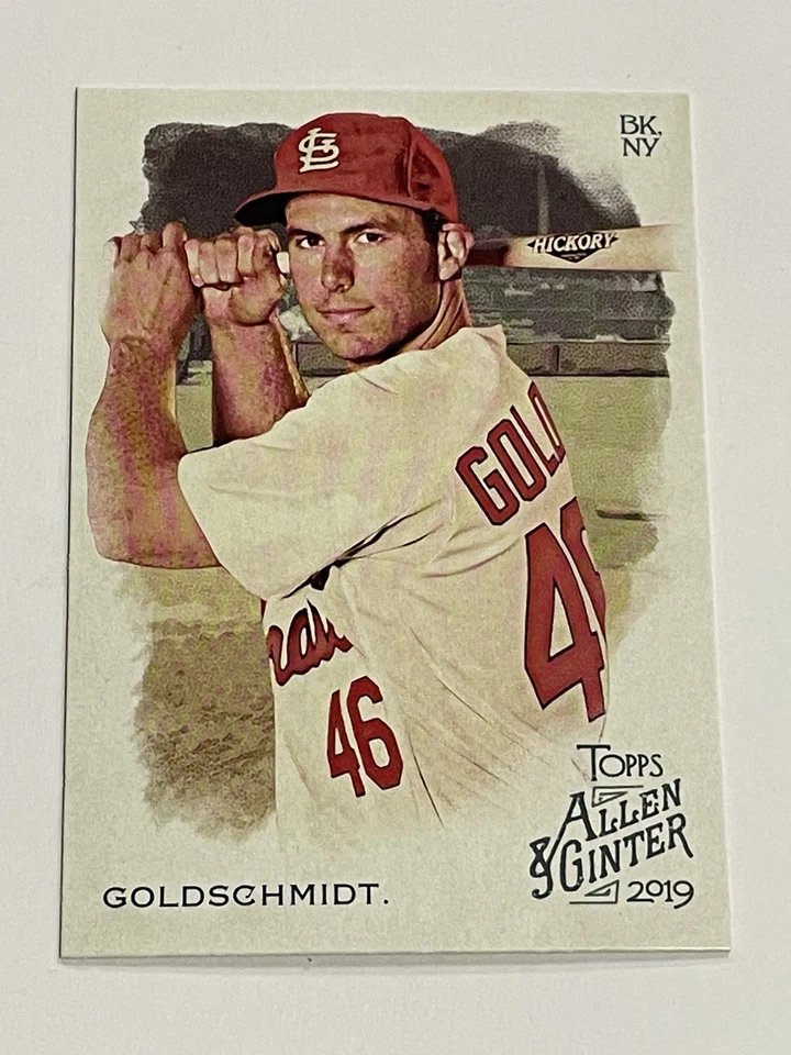 2019 Topps Allen & Ginter Baseball #62 - Paul Goldschmidt - St. Louis Cardinals - Image 1 of 2
