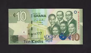 F.C. GHANA , 10 CEDIS 2007 , S/C ( UNC ) , P.39a . - Foto 1 di 2