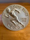 Tokyo Olympics 1964 Memorial Shield Antique Coin Gold Commemorative Medal stand
