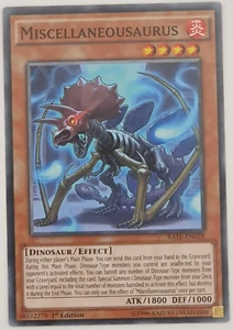 Miscellaneousaurus - RATE-EN028 - Common 1st Edition Yugioh x 3 - Picture 1 of 6