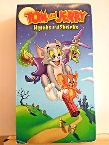 Tom and Jerry - Hijinks and Shrieks (VHS, 2003, Slip Sleeve) Halloween Theme - Picture 1 of 3