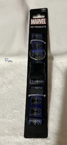 Black Panther Licensed Dog Pet Collar Medium Buckle down Marvel Adjustable - Picture 1 of 2