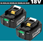2x 6Ah Replacement Original Battery For Makita BL1860 18V Li-ion BL1850 BL1830 BHP452 DE