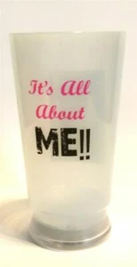 12 oz. nuovo Its About Me Bicchiere con illuminazione a LED - 3 impostazioni - Nuovo con etichetta - Foto 1 di 1