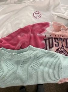 3 Girl’s Sweaters Lot Art Class, Justice, Gap - Picture 1 of 6