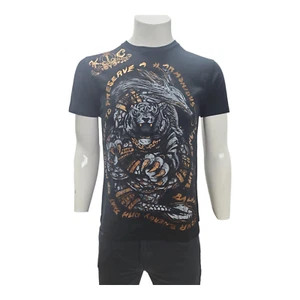 Key Closet Los Angeles kurzärmeliges Herren-T-Shirt Krähenausschnitt schwarz - Bild 1 von 5