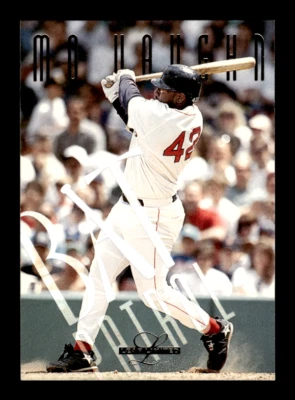 1995 Leaf Limited Bat Patrol # 12 Mo Vaughn Card (B65) Boston Red Sox - Image 1 of 2