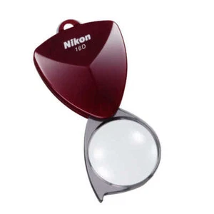 16D Burgundy Nikon New Pocket Loupe 16D 4X N16Dbd Burgundy From Japan Type 4X - Picture 1 of 8