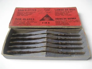 VINTAGE SC SCINTILLA LESTO 5 PACK JIG SAW BLADES T18A JIGSAW NARROW CUTS - Picture 1 of 3