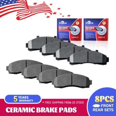 前后陶瓷碟刹垫 适用于 2001 - 2003 福特 Explorer Sport — 第 1/4 张图片