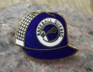 Baseball Quebec Canada Sports Baseball Team Base Ball Cap Style Pin Badge - Picture 1 of 2