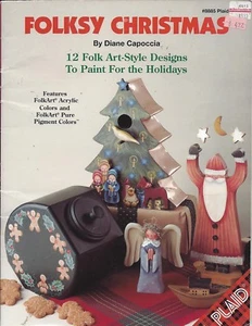 FOLKSY CHRISTMAS ~ DIANE CAPOCCIA - 12 Folk art designs to paint - Picture 1 of 1