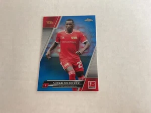 2021-22 Topps Chrome Bundesliga SHERALDO BECKER Blue Refractor /150 - Picture 1 of 1