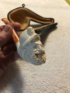 VTG  tobacco smoking pipe in excellent condition made in Turkey W/original Case - Picture 1 of 12