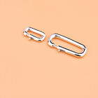 1 PC  925 Sterling Silver Oval Spring Ring Trigger Clasps for Bracelet Necklace