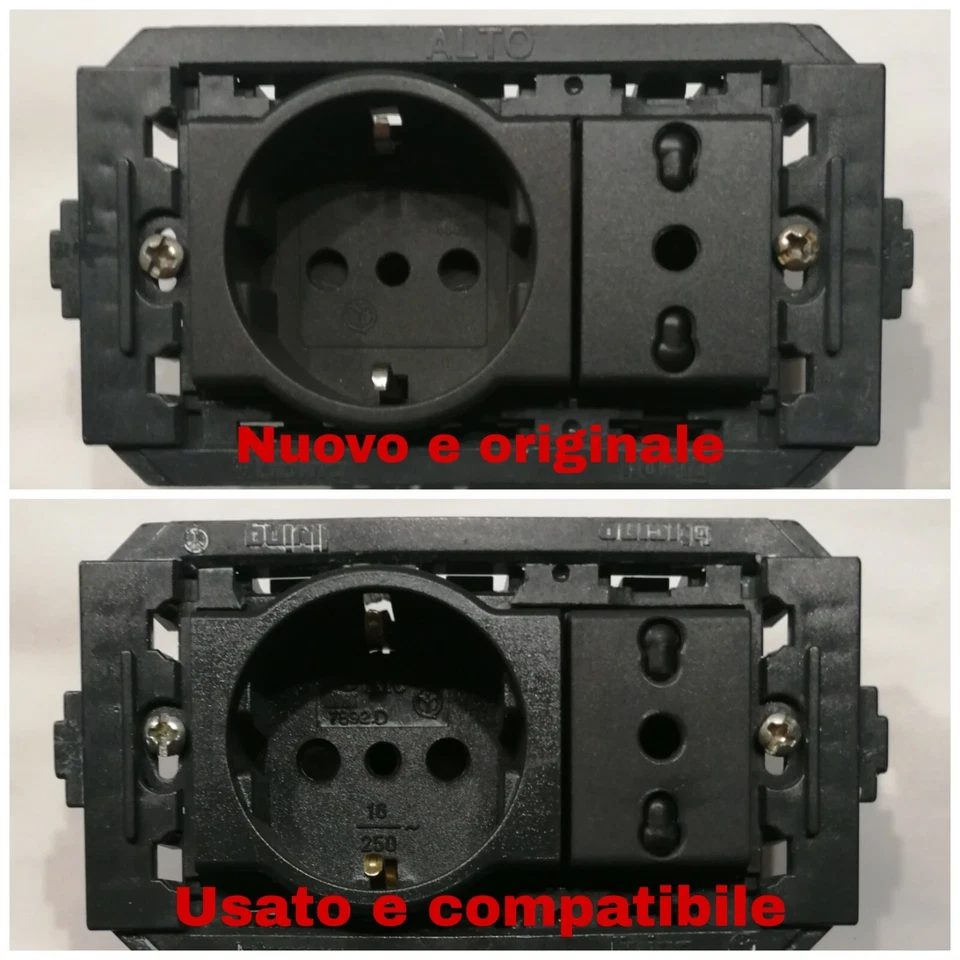 NUOVO ORIGIN. STOCK SCHUKO 4440 4740 4500 4513 4519 4580 bticino living classic