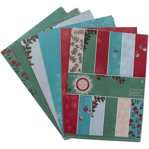 Bellissima Christmas A4 Paper Pack  36 sheets 18 designs great forcraft - Picture 1 of 1