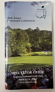 2002 MASTERS GOLF ANGC SPECTATOR GUIDE with pairing sheet. Tiger Woods Wins! - Picture 1 of 2