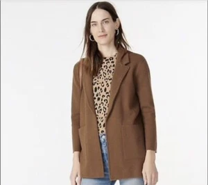 J. Crew 365 Open Front Cardigan Sophie Blazer Womens Size Small Academia - Afbeelding 1 van 11