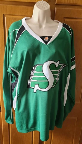 VTG Saskatchewan Roughriders Long Sleeve Blank Football Jersey Cover