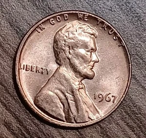 1967 Lincoln Penny ERROR BU Condition. Very Nice For Collection.(F1) - Picture 1 of 6
