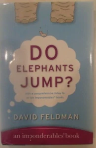 Springen Elefanten? von David Feldman Erstausgabe Hardcover - Bild 1 von 4