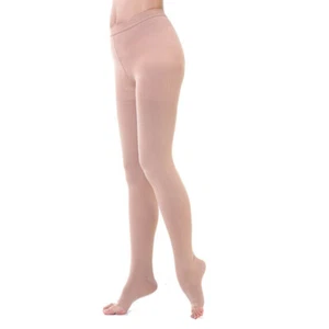 20-30 mmHg Compression Pantyhose Firm Pressure Medical Travel Flight Stockings - Picture 1 of 14