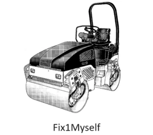 Bomag BW 100, 120, 125 AC-4 Bediener- und Servicehandbücher KOSTENLOSER VERSAND - Bild 1 von 9