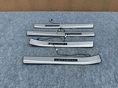 INFINITI Q70L 2011-2019 OEM FRONT REAR SCUFF LIGHTING DOOR SILLS SET - Image 1 of 4