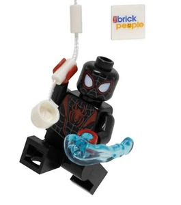 LEGO Superheroes: Miles Morales Minifigure with Web - Picture 1 of 4