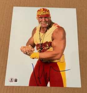 HULK HOGAN THE GOAT SIGNED WRESTLING 8X10 PHOTO BECKETT HANDSIGNIERT WWE-WWF #2 - Bild 1 von 1