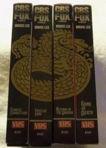 Bruce Lee Collection (VHS) Chinese Connection, Game of Death, Fist of Fury, Drag - Picture 1 of 6