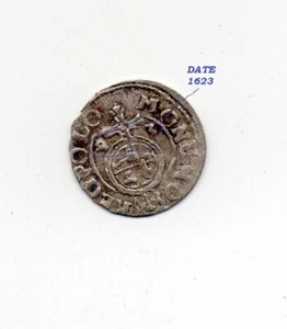 1623 Poland 1/24 Thaler Silver Coin - King Sigismund III - Picture 1 of 2