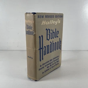HALLEY'S BIBLE HANDBOOK New Revised Edition HENRY H. HALLEY HCDJ 1965 24th Ed. - Imagen 1 de 4