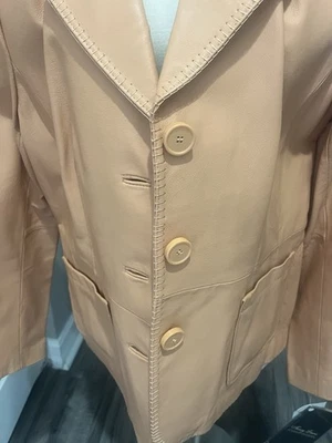 Terry Lewis Classic Luxuries Genuine Leather Blazer  - Image 1 of 4