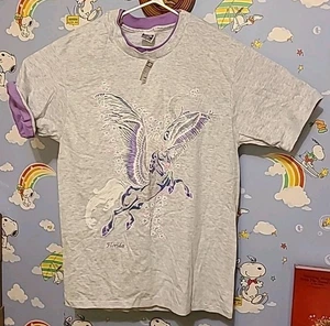 Vintage LA Sportswear Made In USA Single Stitch Dual Layer Shirt Unicorn Florida - Picture 1 of 13