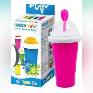 Slushy Maker Cup Slushie Cup Maker Milk Cola Juice Squeeze Magic Cup - Picture 1 of 4