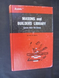 1974 Audels Masons & Builders Library HC 2 Volumes FIRST EDITIONS Unused - Picture 1 of 10