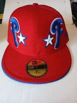 Philadelphia Phillies New Era 5950 7 1/4 Fitted MLB 59Fifty Mirror Hat Cap - Image 1 of 4